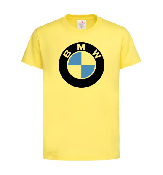 Детская футболка Logo BMW Лимонный фото