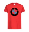 Детская футболка Logo BMW Красный фото