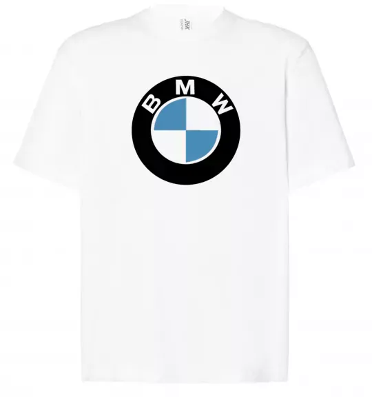 Футболка Оверсайз Logo BMW Белый фото