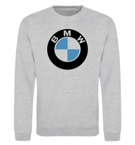 Свитшот Logo BMW Серый меланж фото