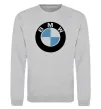 Свитшот Logo BMW Серый меланж фото