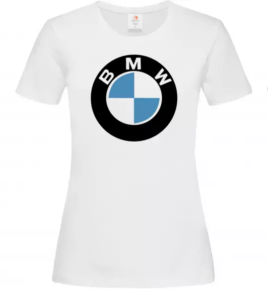 Жіноча футболка Logo BMW Білий фото