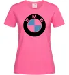 Жіноча футболка Logo BMW Яскраво-рожевий фото