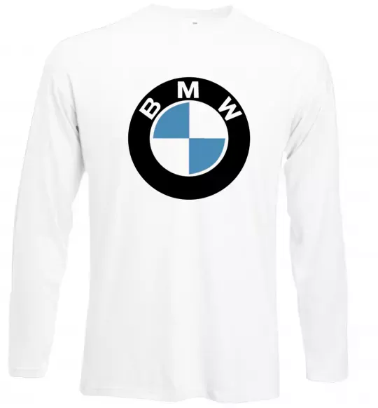 Лонгслив Logo BMW Белый фото