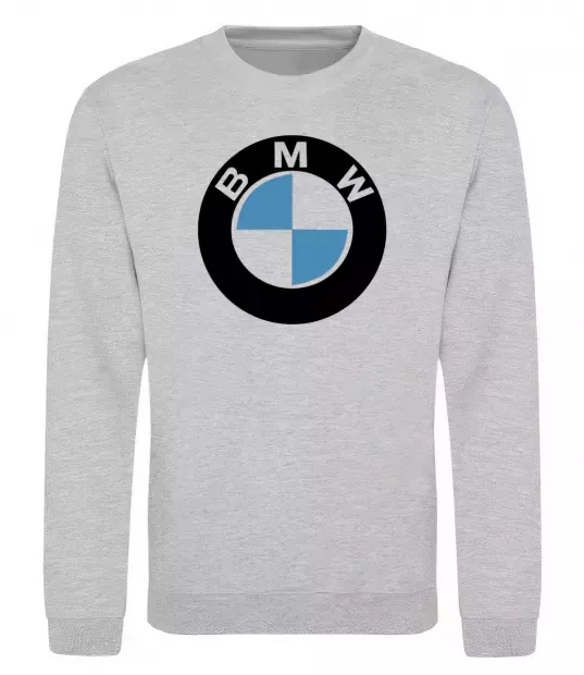 Свитшот Logo BMW Серый меланж фото