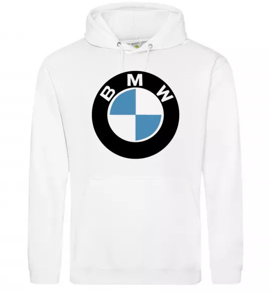 Жіноча толстовка (худі) Logo BMW Білий фото