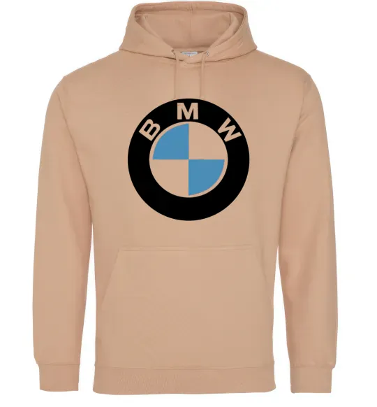 Жіноча толстовка (худі) Logo BMW Пісочний фото