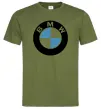 Чоловіча футболка Logo BMW Оливковий Чоловіча футболка Logo BMW Оливковий фото