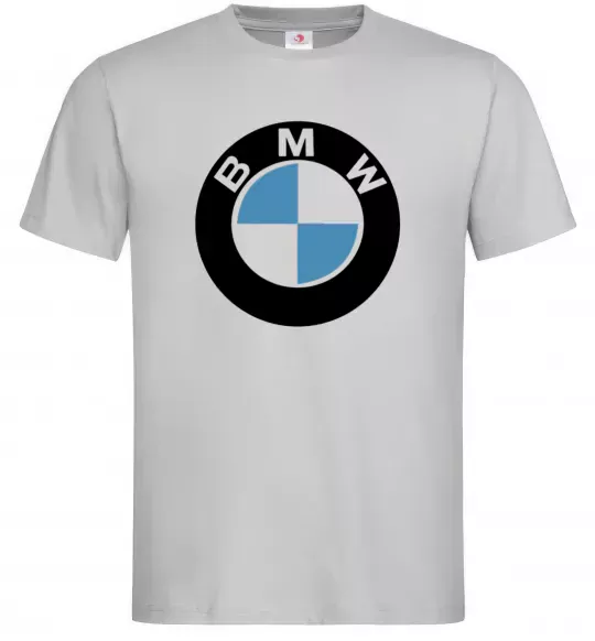 Чоловіча футболка Logo BMW Сірий фото