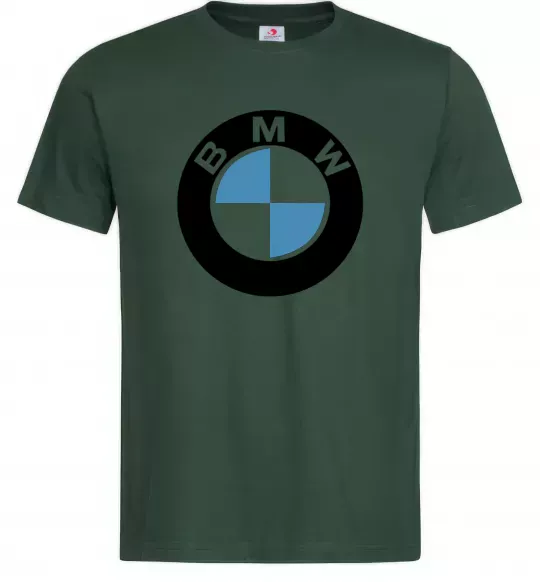 Чоловіча футболка Logo BMW Темно-зелений фото