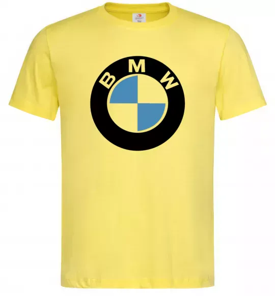 Чоловіча футболка Logo BMW Лимонний фото