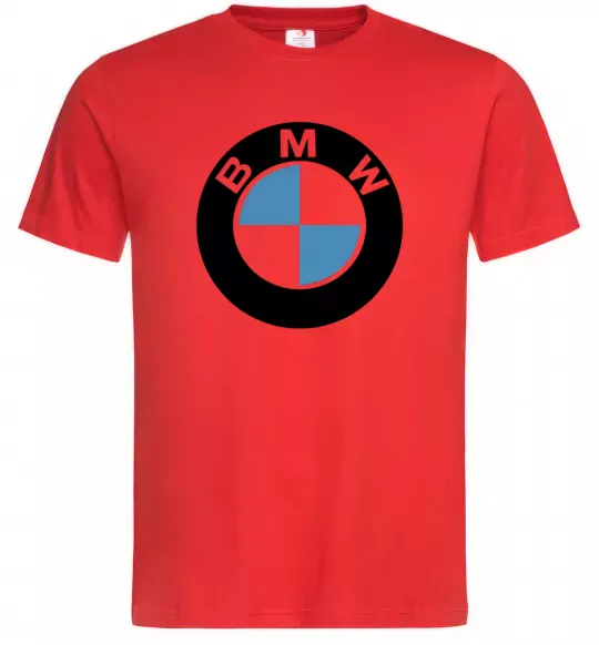 Чоловіча футболка Logo BMW Червоний фото