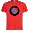 Чоловіча футболка Logo BMW Червоний Чоловіча футболка Logo BMW Червоний фото