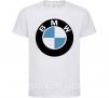 Детская футболка Logo BMW Белый фото