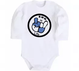 Детский боди Logo BMW Белый фото
