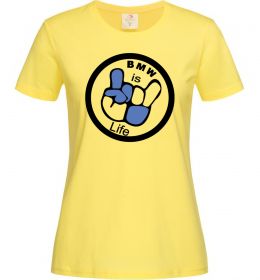 Жіноча футболка BMW is life