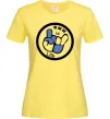 Жіноча футболка BMW is life Лимонний фото