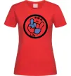 Жіноча футболка BMW is life Червоний фото