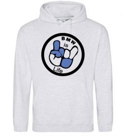 Чоловіча толстовка (худі) BMW is life Чоловіча толстовка (худі) BMW is life