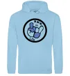 Чоловіча толстовка (худі) BMW is life Блакитний фото