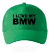 Кепка I love my BMW logo Зеленый фото