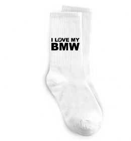 Носки I love my BMW logo