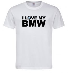 Мужская футболка I love my BMW logo