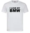 Чоловіча футболка I love my BMW logo Білий фото