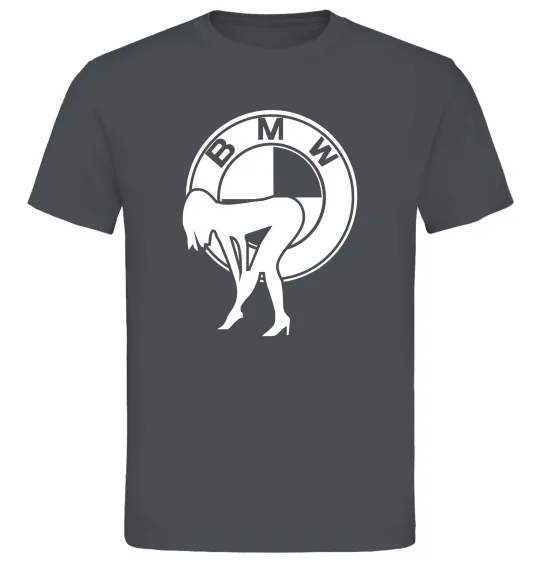 Чоловіча футболка BMW girl Графіт фото