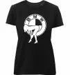 Жіноча преміум футболка BMW girl Чорний фото