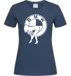 Жіноча футболка BMW girl Темно-синій фото
