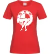 Жіноча футболка BMW girl Червоний фото