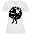 Жіноча футболка BMW girl Білий фото