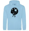 Женская толстовка (худи) BMW girl Голубой фото
