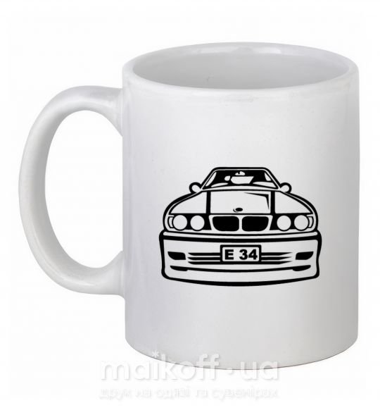 Чашка керамічна BMW E 34 Білий фото