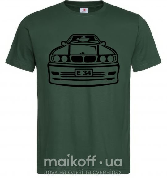 Мужская футболка BMW E 34 Темно-зеленый фото