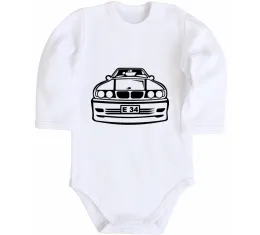 Дитячий бодік BMW art Білий фото