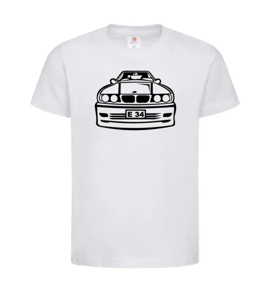 Дитяча футболка BMW E 34 Білий фото