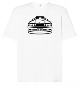 Футболка Оверсайз Logo BMW Белый фото