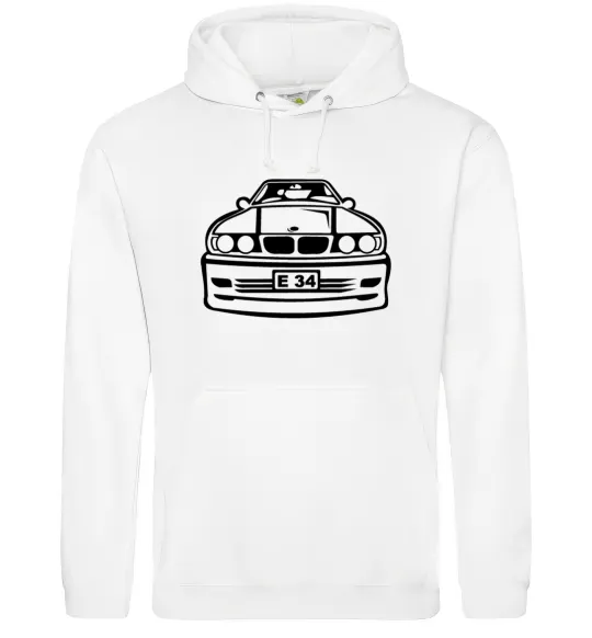 Жіноча толстовка (худі) BMW E 34 Білий фото