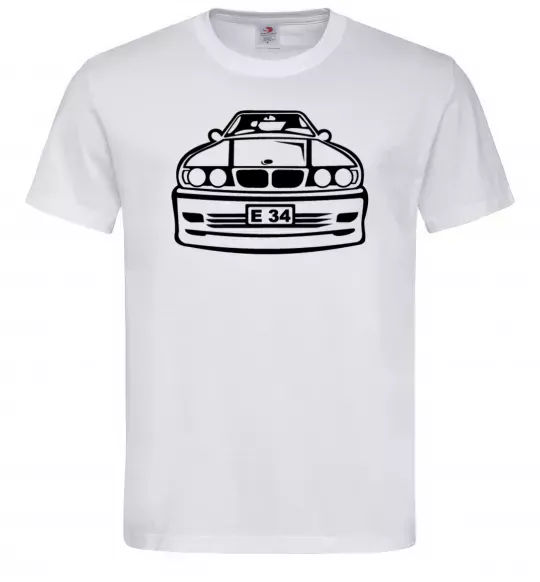 Чоловіча футболка BMW E 34 Білий фото