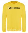 Світшот Honda logo Сонячно жовтий фото