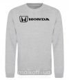 Світшот Honda logo Сірий меланж фото