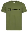 Мужская футболка Honda logo Оливковый фото