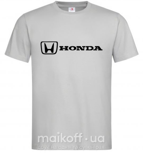 Чоловіча футболка Honda logo Сірий фото