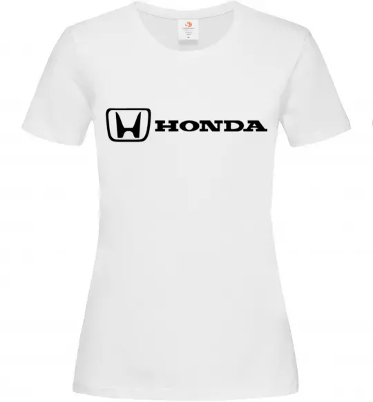 Женская футболка Honda logo Белый фото