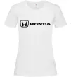 Женская футболка Honda logo Белый фото