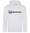 Чоловіча толстовка (худі) Honda logo Сірий меланж фото