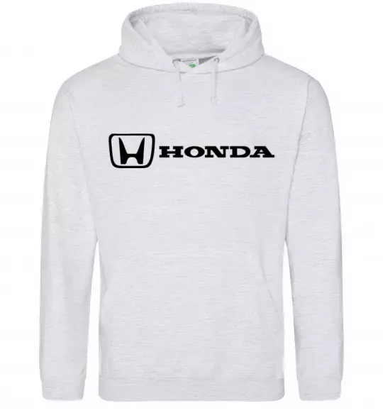 Жіноча толстовка (худі) Honda logo Сірий меланж фото