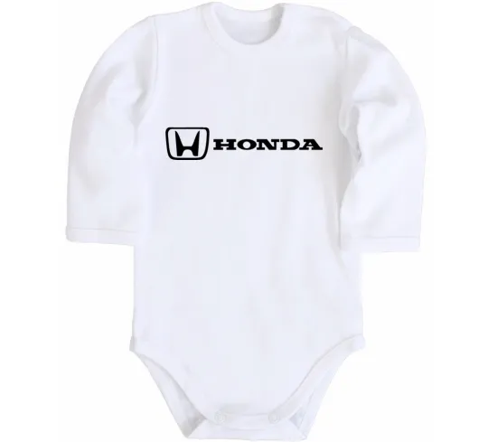 Дитячий бодік Honda logo Білий фото